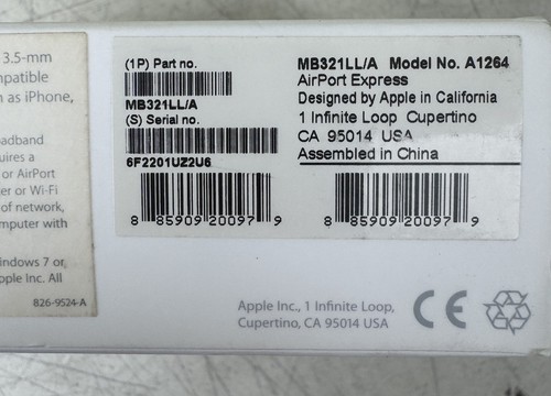 Apple AirPort Express A1264 - 802.11.n Wi-fi Router - 第 4/7 張圖片