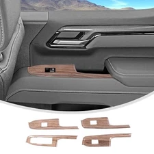  Power Window Switch Panel Covers Trim Compatible with Chevrolet Silverado & 