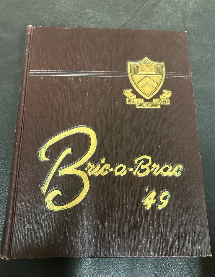 1949 PRINCETON UNIVERSITY 'BRIC-A-BRAC' YEARBOOK VINTAGE