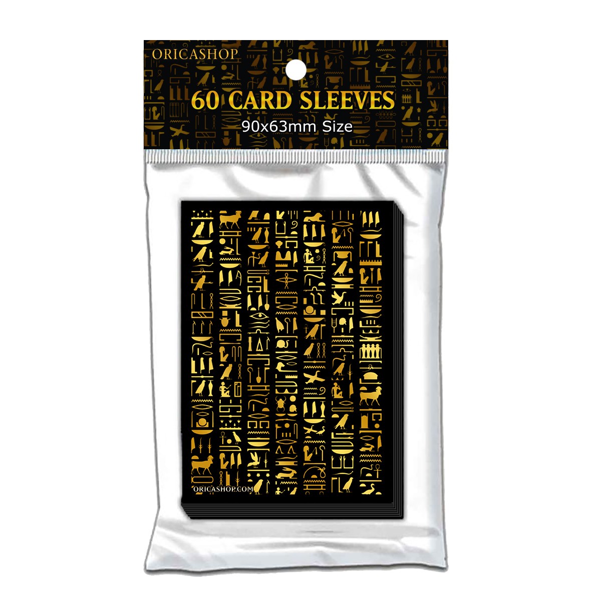 HOLO SLEEVES Egyptian Millennium Style (60pcs) - OVP Yugioh