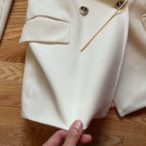 New - Zara White Double Breasted Blazer 2108/555/251 - XS - Picture 24 of 24