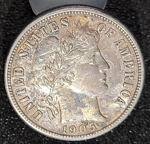 1905 S San Francisco Mint Barber Dime