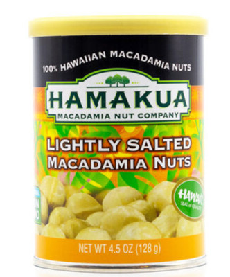 HAMAKUA MACADAMIA NUT COMPANY Lightly Salted Macadamia Nuts (4.5oz Can)