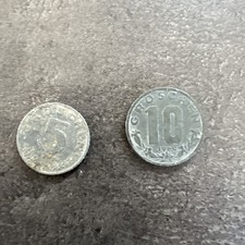 2 Austria małe monety 5 groszy 1950, 10 groszy 1949 s (28)