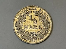 1911-A Germany 1/2 Mark