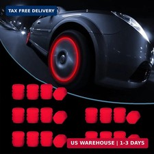 20 PCS Fluorescent Tire Valve Stem Caps - Glow in The Dark Car Wheel Air Valve C
