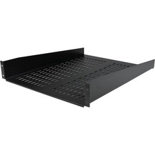Startech 2U 16" Deep Universal Server Vented Rack Shelf, Capacity 50Lb