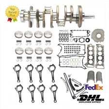 Engine Rebuild Kit w/ Timing Chain Kit for Jaguar Land Rover 5.0L AJ133 Engine