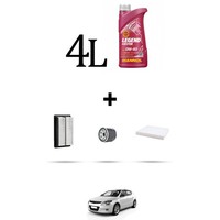 Hoffcar Wartungsset 3 Filter Und 4L ÖL FüR Hyundai I30 1.6 93KW Ab 2007