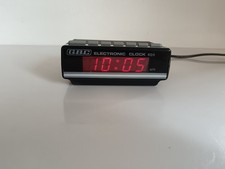sveglia elettronica GBC con display a LED rossi vintage anni '80/90
