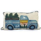Evergreen Farms Sleigh Hill Country Christmas Throw Accent Pillow 21 x 12