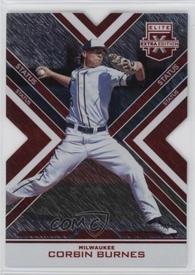 2016 Panini Elite Extra Edition Status Red Die-Cut /99 Corbin Burnes #87 q4c