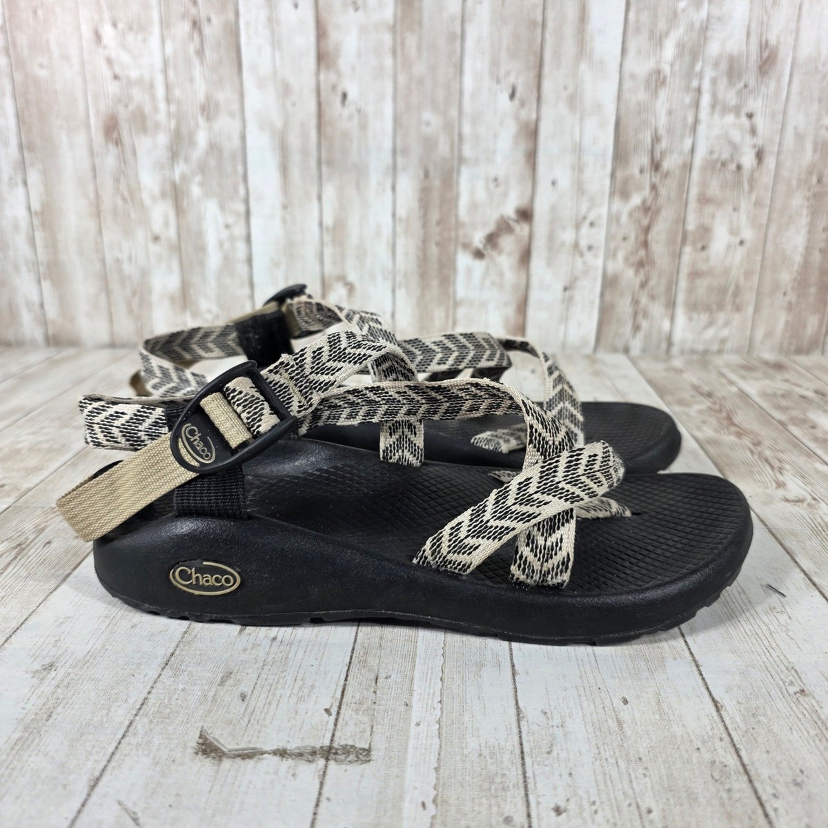 Chaco Tan and Black Outdoor Sandals Chaco Yampa Womens Gray Tan Black Outdoor Hiking Water  main image 3