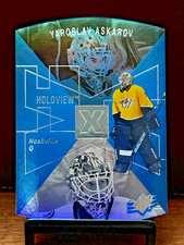 2023-24 Upper Deck Extended - 97-98 Spx Holoview Retros Yaroslav Askarov (RC)