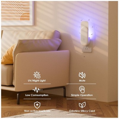 Silent Mosquito Killing Device with Glue Boards