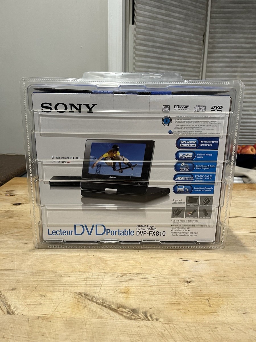 SONY ポータブルDVDプレーヤー DVP-FX810 Sony DVP-FX810 Portable DVD Player (8