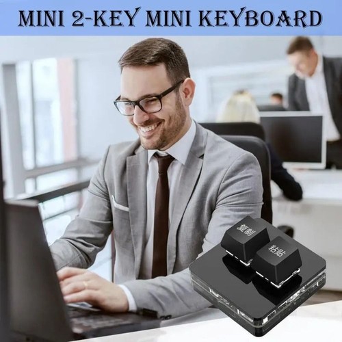 Keypad Custom Mini 2 Key Keypad Mini 2 Keys Mini Keypad Office - 第 6/17 張圖片
