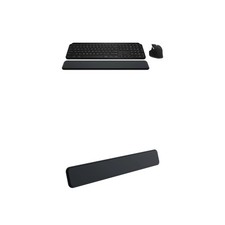 Logitech Premium Office Setup Bundle: MX Keys S Combo MX Palm Rest - Black
