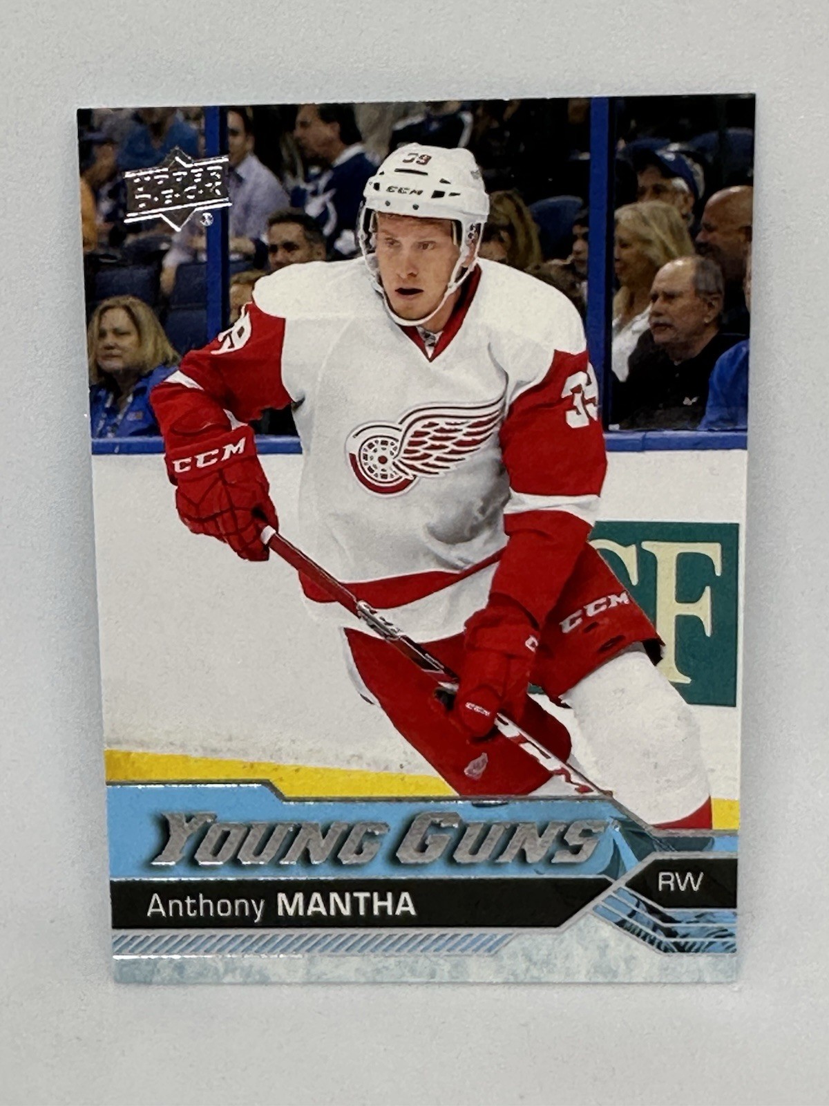 2016-17 Upper Deck Anthony Mantha Young Guns Rookie RC #213 Hockey Red Wing