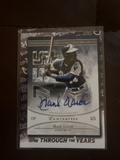 Topps 2021 Luminaries Hank Aaron