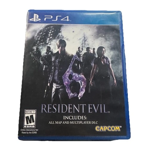 Resident Evil 6 PS4 PlayStation 4 Video Game Blue Box Complete In Box CIB🔥