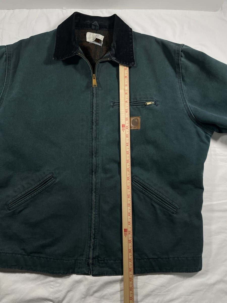 Vintage 90's Carhartt J43 HTG Detroit jacket USA Made size XL Tall