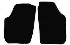 FRONT Fußmatten, Automatten für Skoda Fabia II 2006-2014, Schwarz x14 Rand