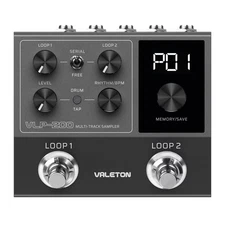 Valeton VLP-200 Multi-Track Sampler Looper Effects Pedal