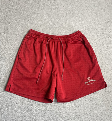 Nike Ambassadors Club Rebellion Track & Field Mesh Shorts Mens L Red DZ3047-687