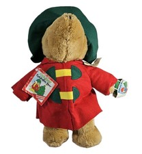 New Paddington Plush Teddy Bear 1994 SEARS Christmas Original Tag Plush