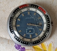 Orologio VELER WATCH ANTICHOC ANNI 60 MECCANICO FUNZIONANTE