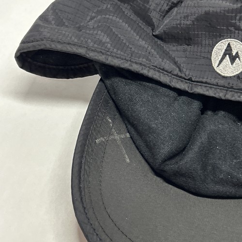 Marmot Primaloft Trapper Hat Black Fleece Lined Adult One Size Adjustable READ - Picture 5 of 10