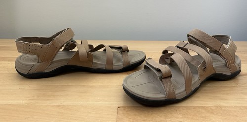 Teva sandali donna con cinturino scarpe outdoor escursionismo Biege 1116647 taglia 9,5 - Foto 7 di 9
