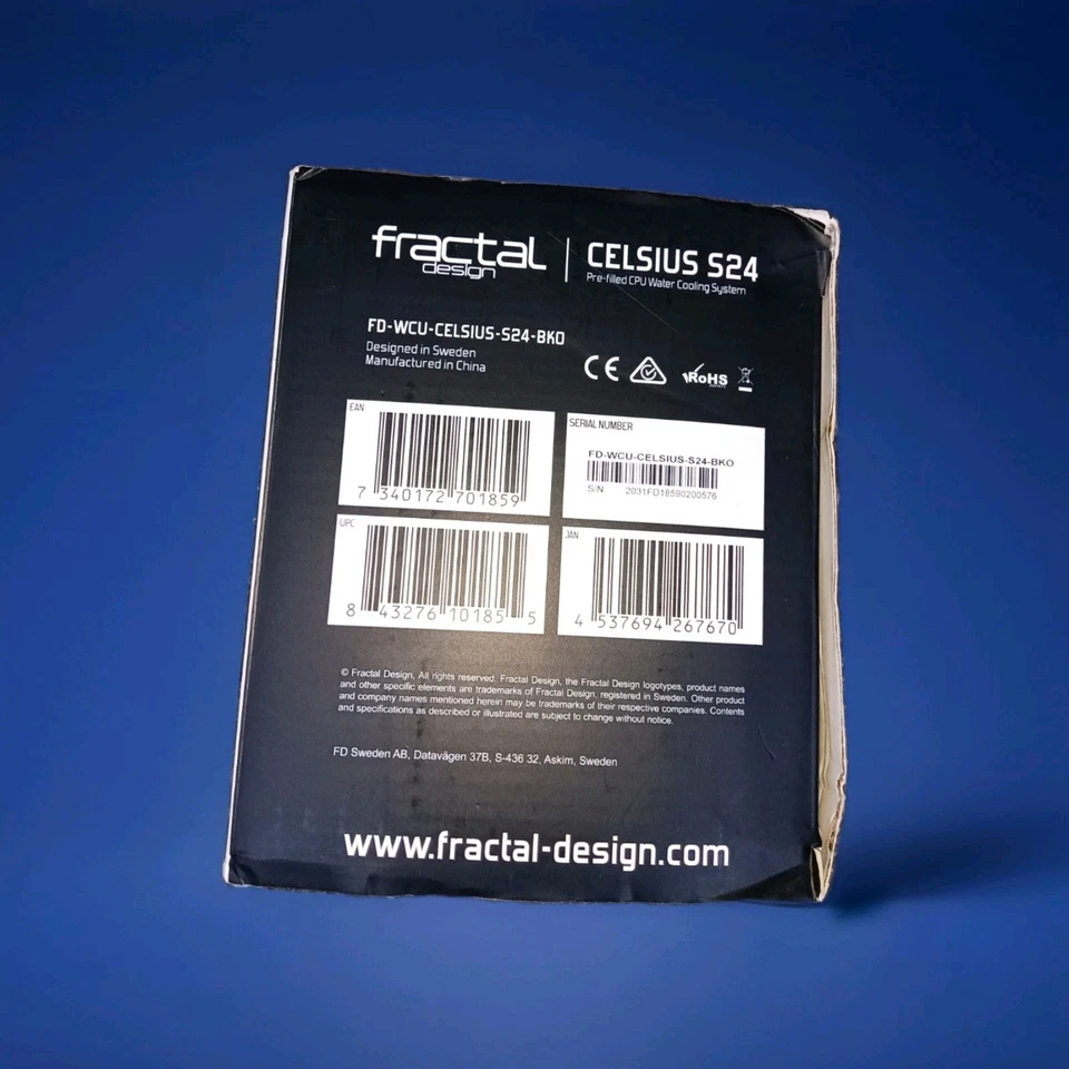 Fractal Design Celsius S24 Pre-filled CPU Water Cooling System open Box - Image 4 of 4