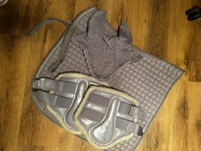 Eskadron Set Silk Purpel Cotton  Crystal Fliegenhaube WB Gamaschen 2X L