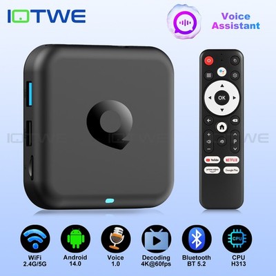 Smart TV Box 64/128 GB 8K HD 5G WiFi6 Bluetooth Media Stream Player Android 14.0