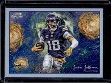 2025 Topps Cosmic Chrome Justin Jefferson Stars In The Night #STN-19 Vikings