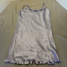 Jaclyn Smith Sleepwear Size Small Purple Ruffles EUC