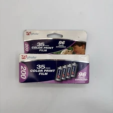 Walgreens 35mm Color Print Film 4 Rolls  200 ISO Expired