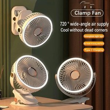 Camping Fan Rechargeable Desktop Portable Air Circulator Wireless Ceiling Electr