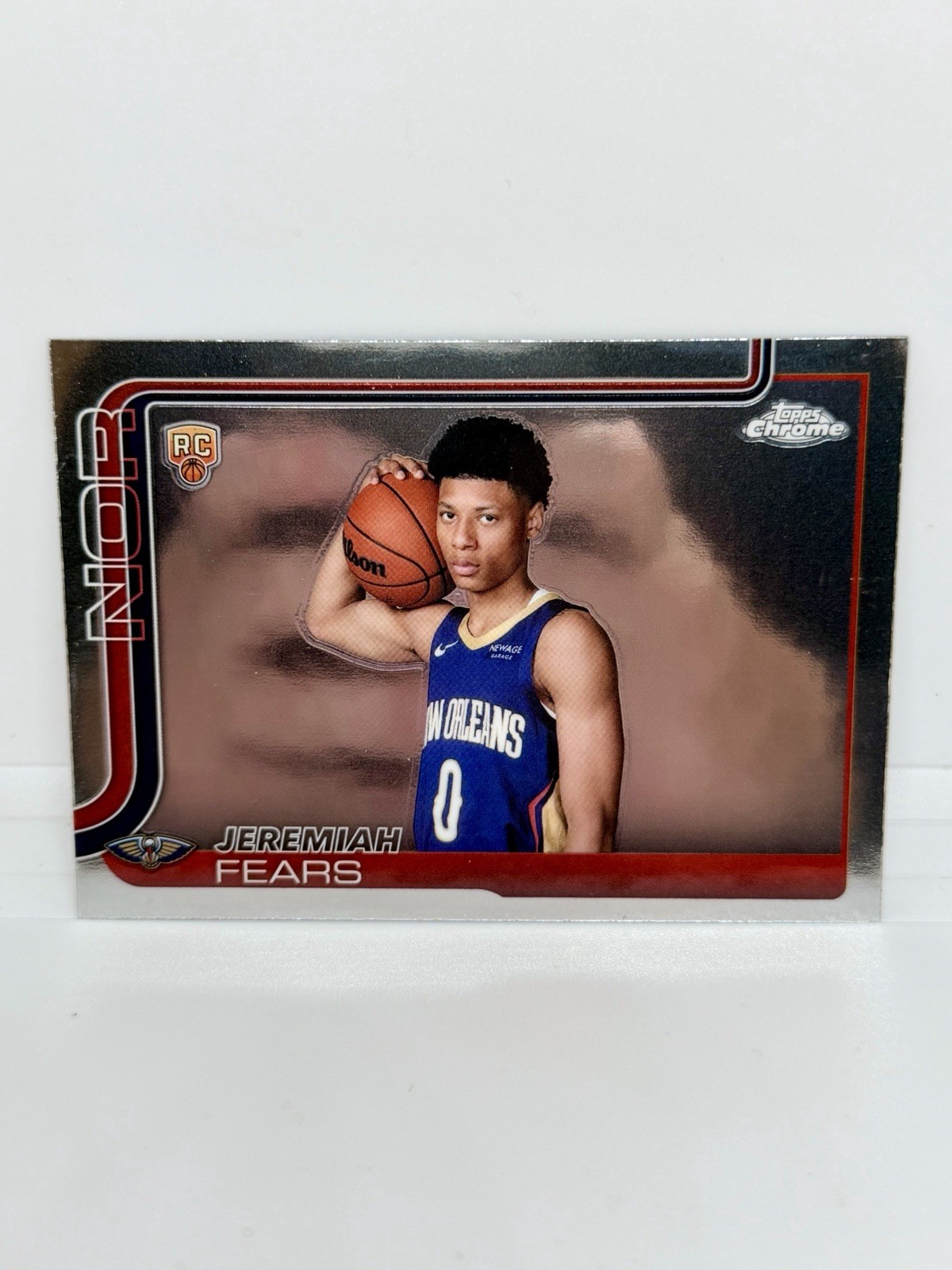 JEREMIAH FEARS Rookie 2025-26 Topps Chrome Image Variation Pelicans SP RC #257