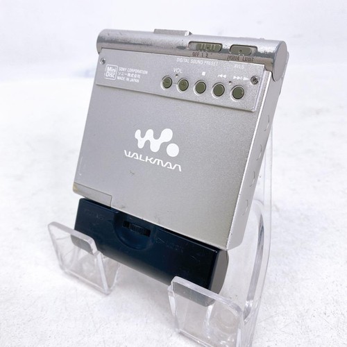 Sony Walkman Portable MD Player MZ-E800 Silver Tested Working Used - Picture 2 of 4