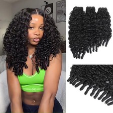 Burmese Curly Bundles Human Hair with Spiral End 100 Unprocessed Virgin Hair