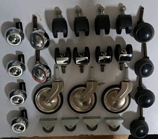 Bundle Furniture Castors Swivel Castors Office Chair Castors Wheels 27 Pieces Partly Unused