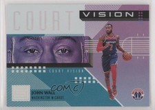 2018-19 Panini Status Court Vision Aqua John Wall #2 g2e
