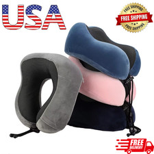 Memory Foam U Shaped Travel Pillow Neck Support Head Rest Car Plane Soft Cushion