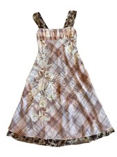 Free People Morning Dew Midi Dress Mixed Media Flowy Floral Size Medium NWT NEW
