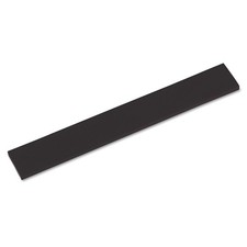 Innovera Natural Rubber Keyboard Wrist Rest, Black