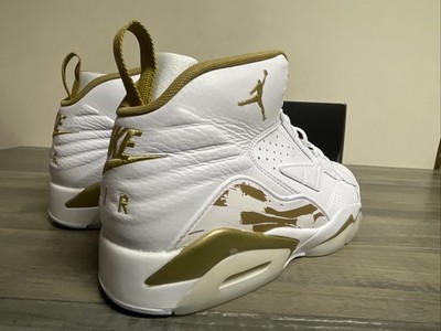 Size 9.5 - Air Jordan MVP White Metallic Gold for sale online | eBay