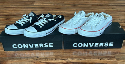 Converse All Star Shoreline Slip On Women's Black & White All Sizes